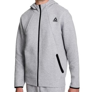 Reebok Gray Zip-Up Hoodie